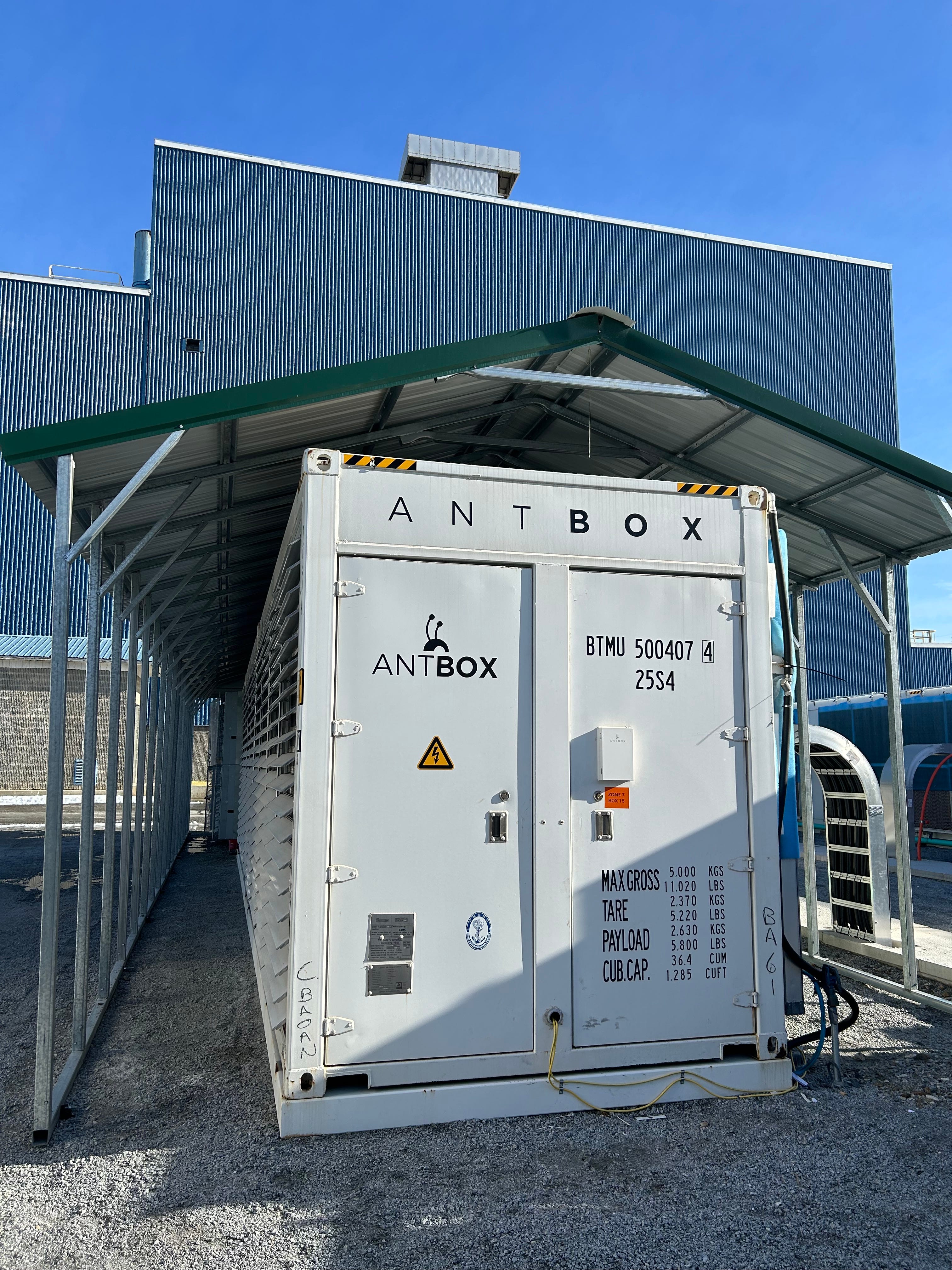 Bitmain Antbox N5 Mobile Mining Container 20HQ 658KW Outdoor V2
