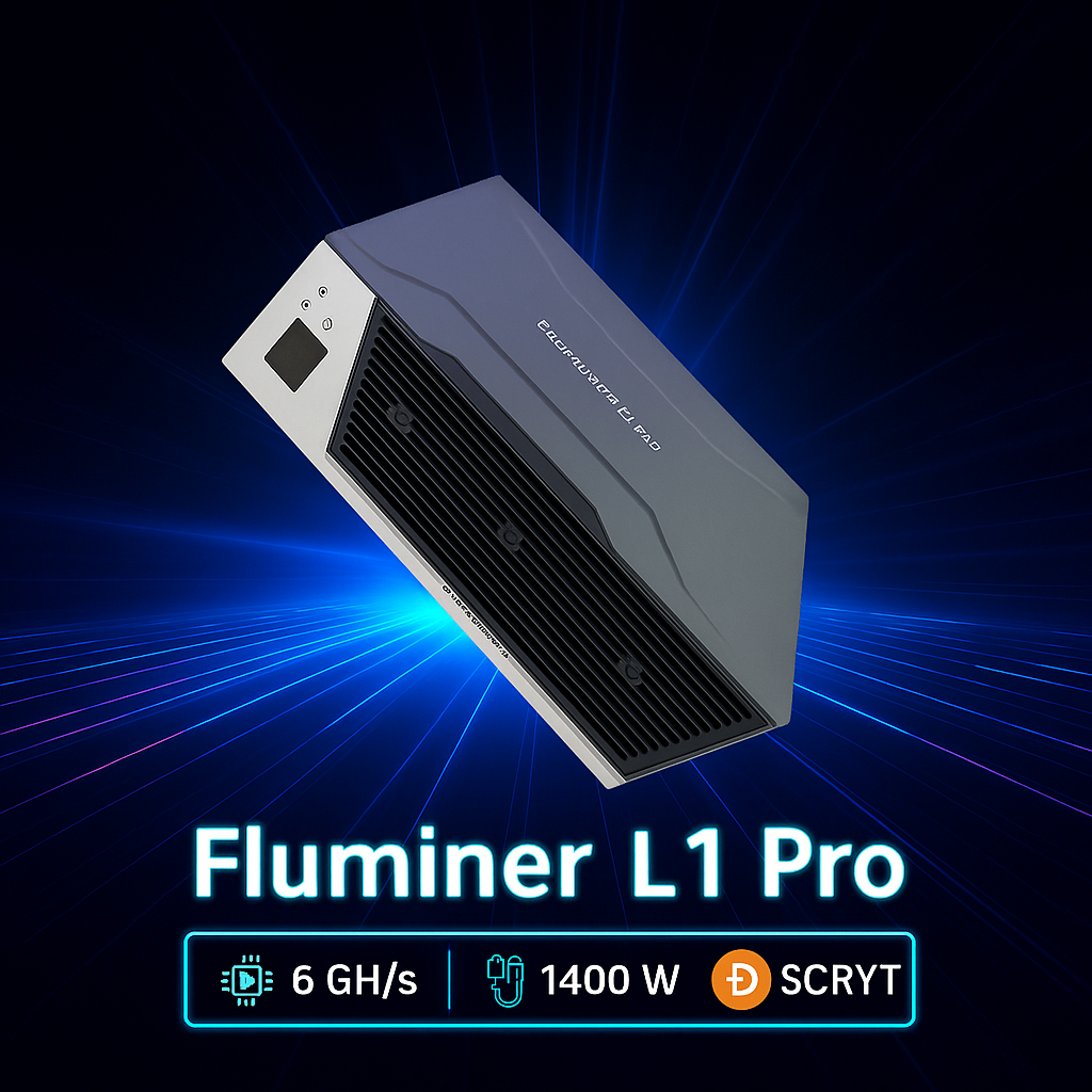 Fluminer L1 Pro 6GH LTC Miner mit 1400 Watt Leistung