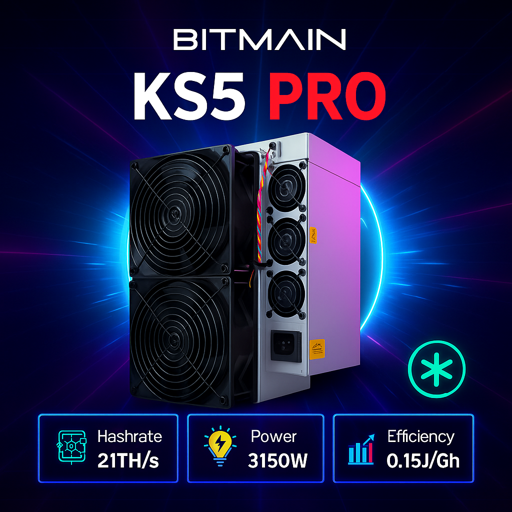 Bitmain KS5 Pro KASPA Miner mit 21 TH/s