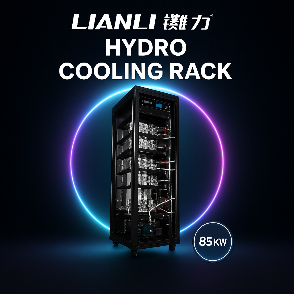 LianLi Hydro Cooling Rack (85kW) für Bitmain Hydro Miner