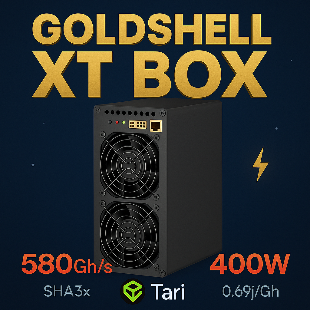 Goldshell XT-Box 580 GH/s Tari Miner NEU & OVP