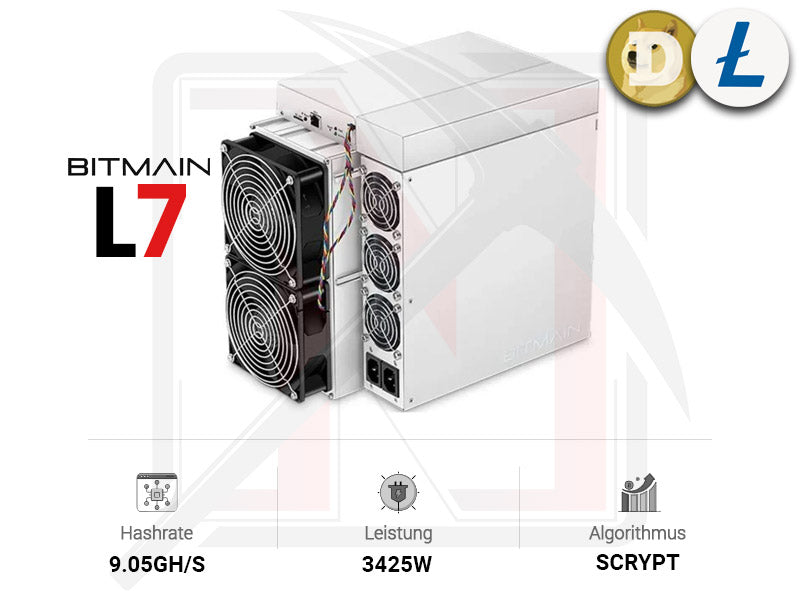 Bitmain L7 Litecoin Miner 9050 MH/s