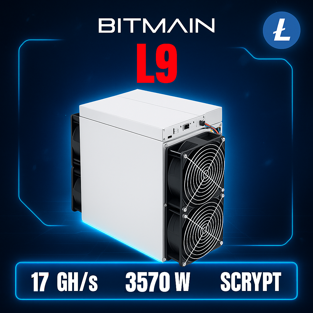 Bitmain Antminer L9 LTC Miner mit 17 GH/s
